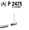FENNO P2475 Exhaust Pipe